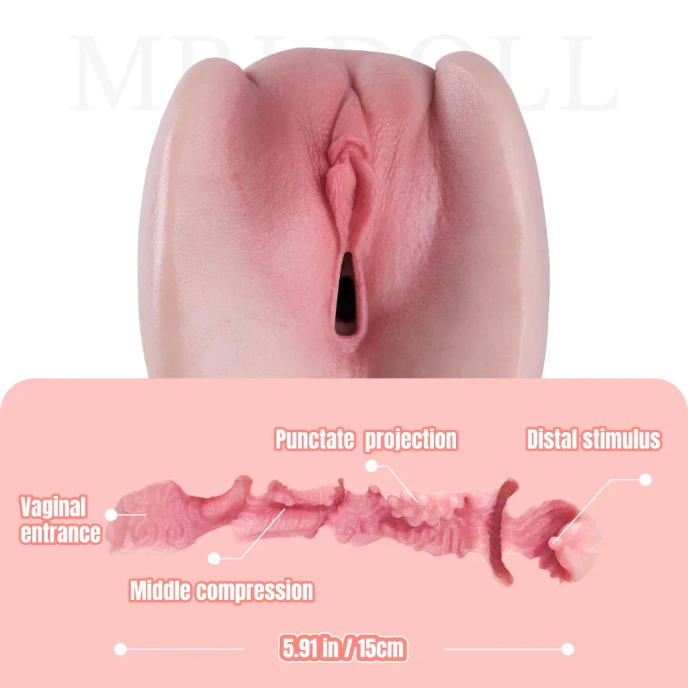 RealVagina Shinaryen Onahole 1:1 Replica Silicone Pocket Pussy Masturbator - RealVagina