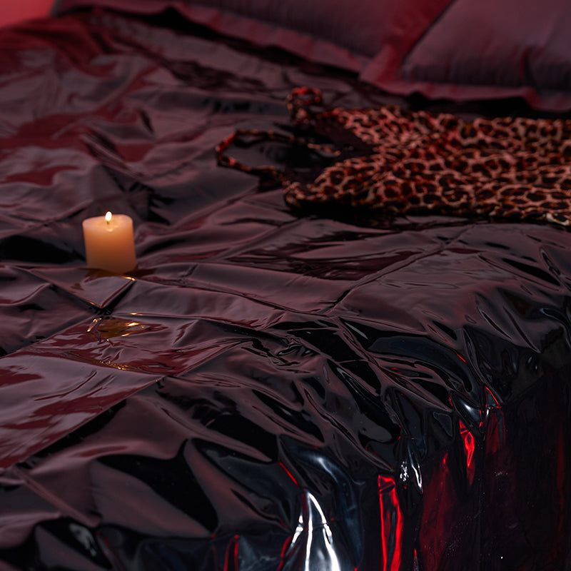 Tantaly PVC Adult Sex Game Waterproof Sheet (86.61in × 78.74in) - RealVagina