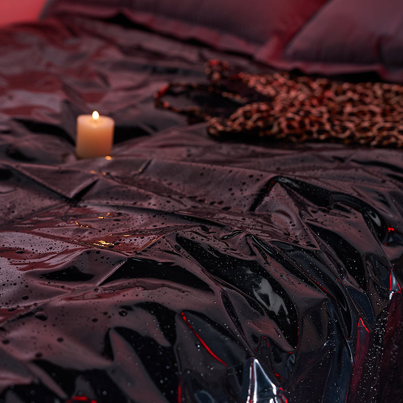 Tantaly PVC Adult Sex Game Waterproof Sheet (86.61in × 78.74in) - RealVagina